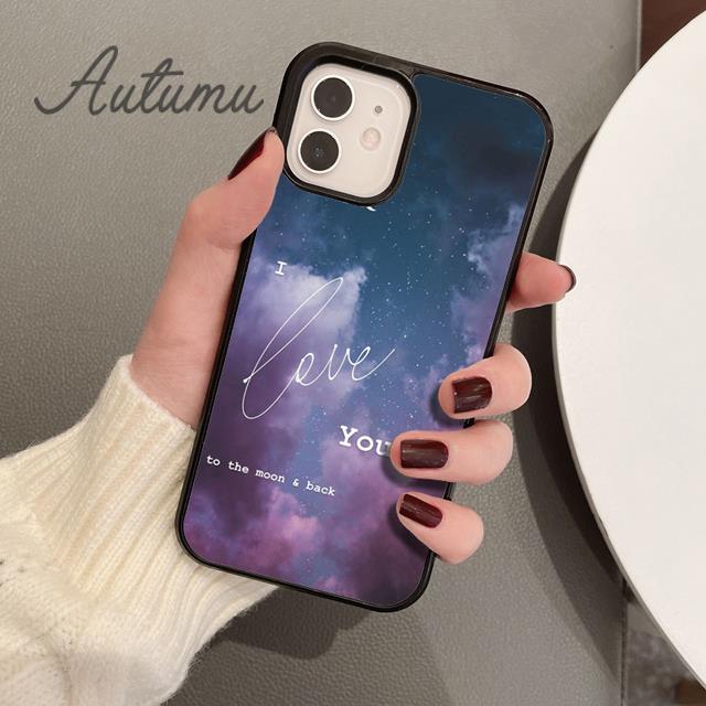 I Love You To The Moon And Back Phone Case for iPhone 11 12 13 14 Pro Max Mini XR XS SE 2020 7 8 Plus Galaxy S21 S22 Shell