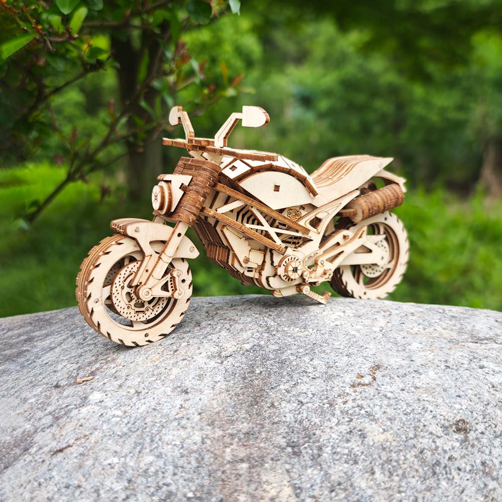 (2pcs)Adult 3D Woo Den Puzzle Model Kit DIY Handmade Crafts Create Unique Birthday Or Christmas Gift