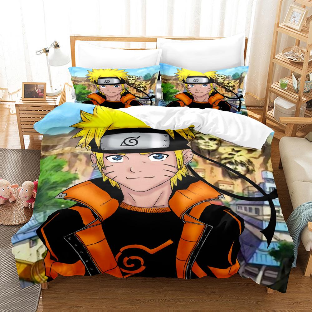 Three-Piece 3D Digital Printing Quilt Cover, Pillowcase, Bedding, Bedding