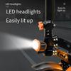 Foldable Electric Scooter for Adults 48V 1000W Card Swipe Lock LED Large Digital Display