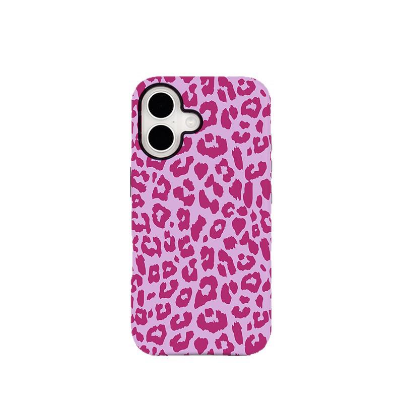 

Pink Leopard Magnetic Two-in-One Apple 17 Phone Case Cover Apple 16E