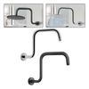 With Flange Ceiling Bracket Shower Head 13inch Head Extension