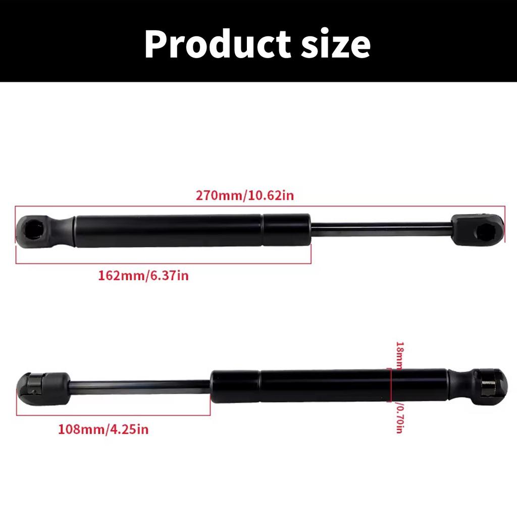 Metal Hood Props Rod Corrosion Resistant Designs Bonnet Lift Support Bar Replaces 1S7116C826AD 1117690 for Automotives