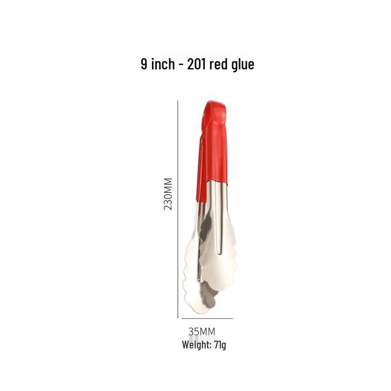 Riyue Xingchen Thickened Stainless Steel Food Tongs