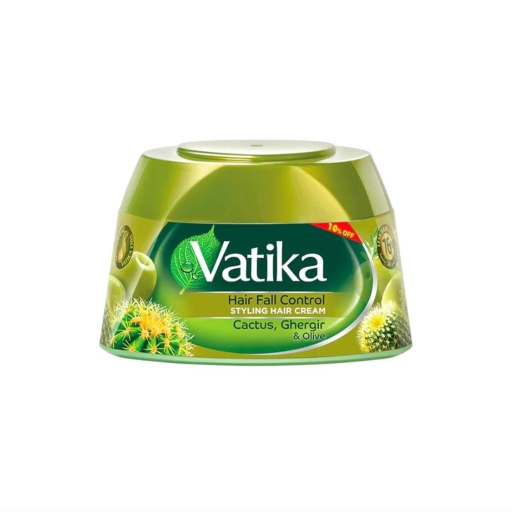 Hårtapskontroll Styling Hårkrem (65 ml) | Naturlige ekstrakter av kaktus, ghergir og oliven | Nærende Vatika-oljer
