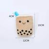 Cute Milk Tea Shaped Plush Pets Dog Squeaky Toys Funny Bite-resistant Molar Puppy Chew Toy Small Large Dogs Supplies