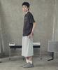 SUPERSUB Curved Wide Bermuda Shorts - Grey