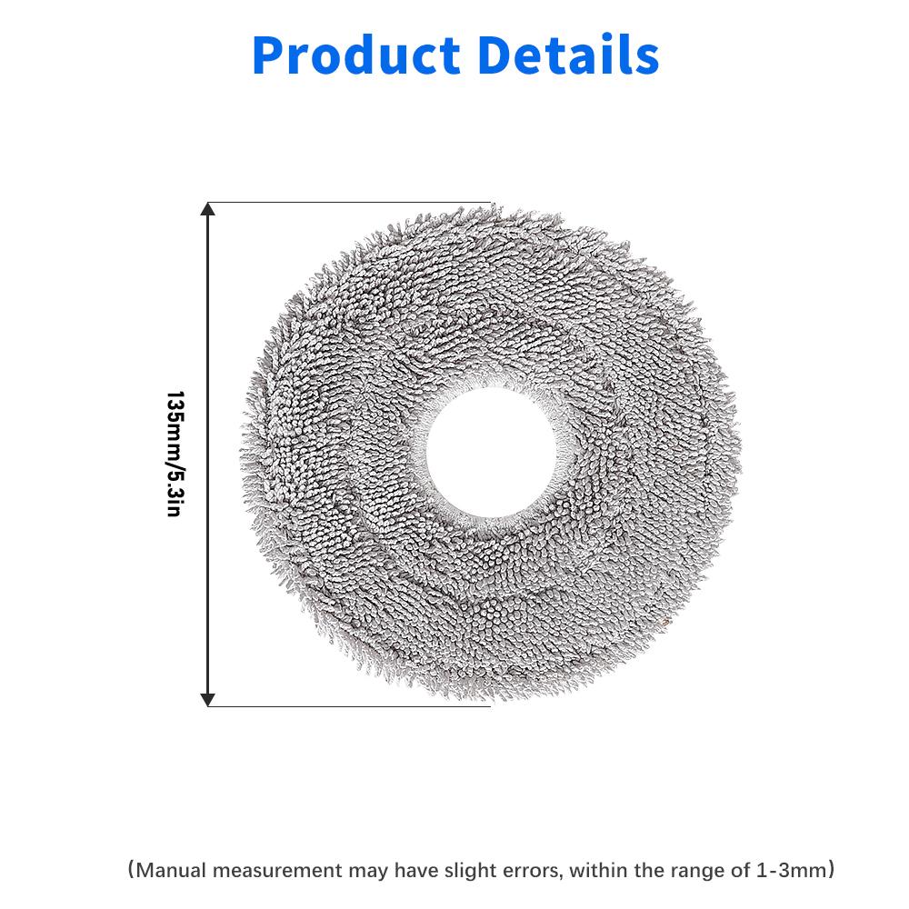 Fit For Xiaomi Mijia M40 D110CN Robot Vacuum Spare Parts Main Side Hair Cut Brush Hepa Filter Mop Cloth Dust Bag Accessories