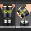 Stainless Steel Ceramic Coated Insulated Cup LED Temperature Display Tea Infuser Bottle