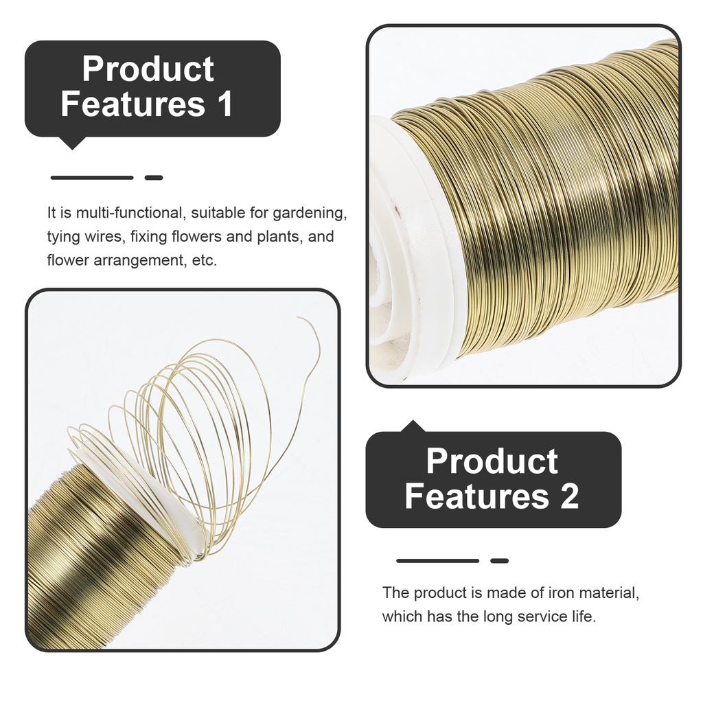 Paint Iron Wire Plant Fixing Accessory Floral Arrangement Flexible Ties Gardening for Plants Household