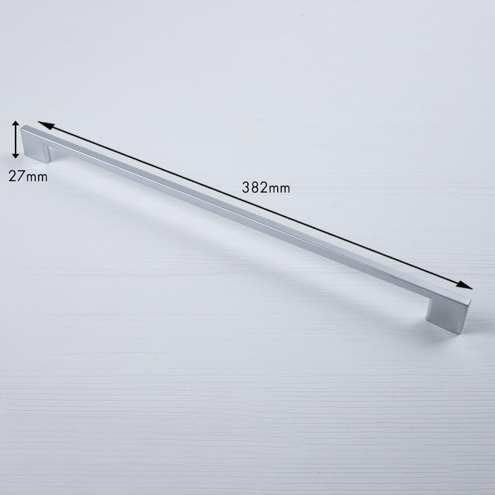 Ferro Fiori Zamak Bracket Handle Pulls for Kitchen and Cabinet, Aluminium, Nickel, Chrome Cabinet and Drawer Pulls