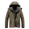 Herbst und Winter Herrenjacke Plus Samt verdicken Plus Size warme winddichte wasserdichte Bergsteigerkleidung