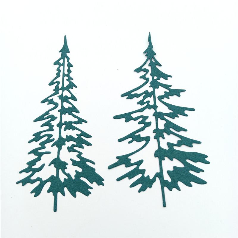 Christmas Tree Metal Stencil Mold Cutting Dies Decoration Scrapbook Die Cuts Album Paper Craft Embossing Card Crafts