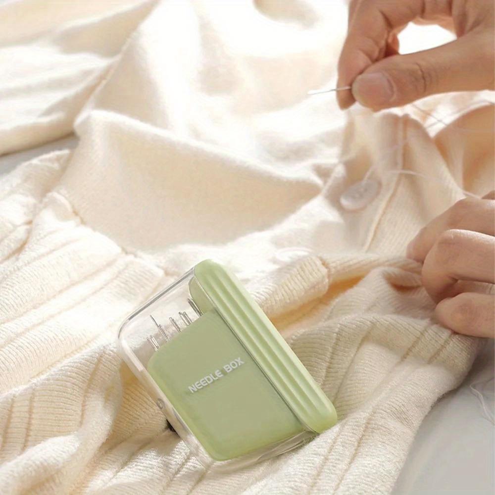 1PC Magnetic Sewing Needle Box with Needle Portable 5 Size Embroidery Needles Magnet Storage Case Home DIY Craft Sewing Accessories