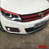Colorful Grille Grill Carbon Fiber Stickers And Decals Car-styling For Volkswagen VW tiguan 2013-2017 Accessorie