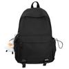 Large Capacity Student Schoolbag Solid Color Women Backpack Men Travel Backpack