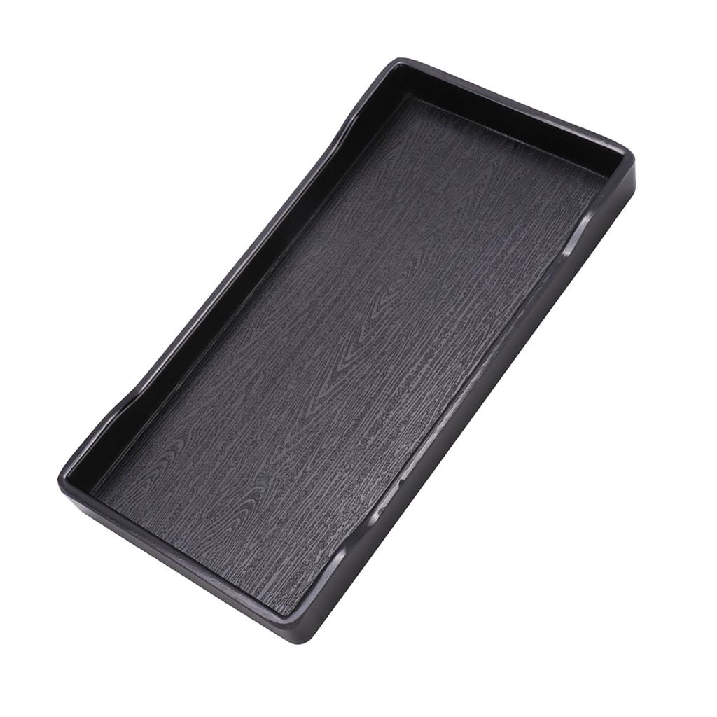 Plastic Anti Slip Climb Pet Tortoise Chameleon Lizard Square Drinking Food Feeder Dish(Black)