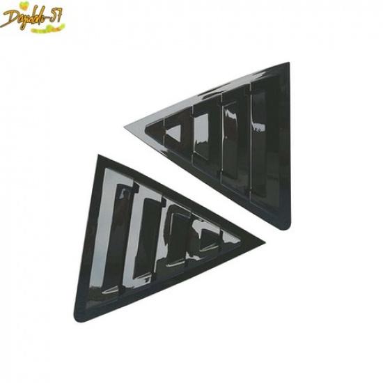 2PCS Rear Side Vent Window Louvers Cover Scoop Trim For Toyota Corolla 14-18 New