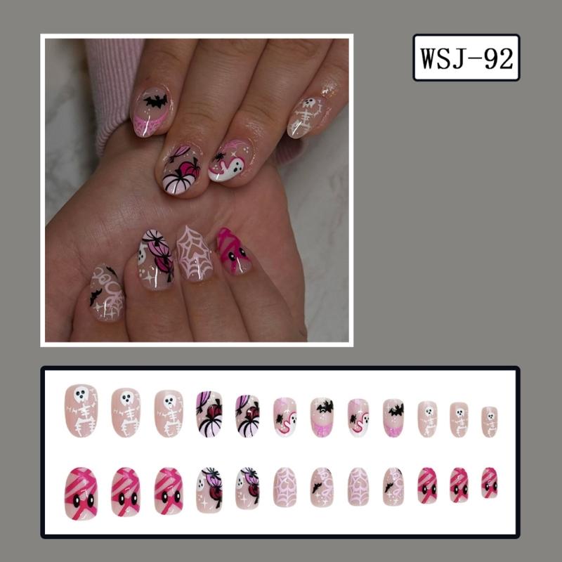 Halloween Vegetable Manifestation Webspinner Bat Plan Short Ellipsoidal Persist Hoofs Fall Themed ABS Substance False Hoofs For Women