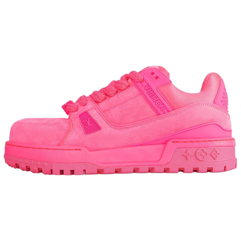 LOUIS VUITTON Trainer Maxi Suede Low