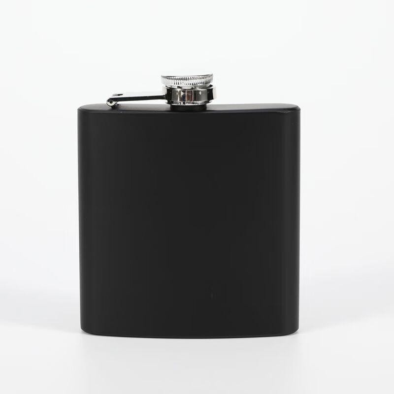 

Anmu Matte Black Stainless Steel Hip Flask