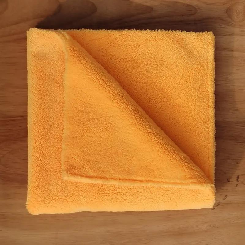 Microfiber Cleaning Towel 1pc Micro Fiber Wash Towels Extra Soft for Car Home Cleaning Drying Cloth Car Wash Rags 40x40CM