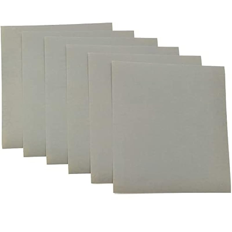 Daytona Motorcycle Waterproof Sandpaper, Grit #2000, 6-Piece Set, 79470