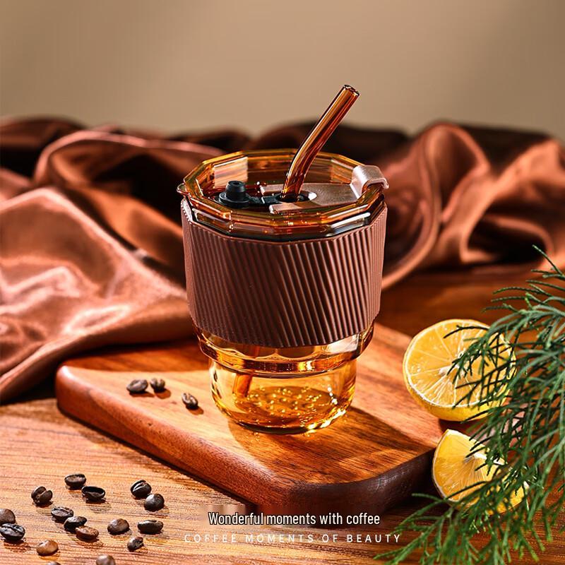 GUOZI 360ml High Borosilicate Glass Coffee Cup