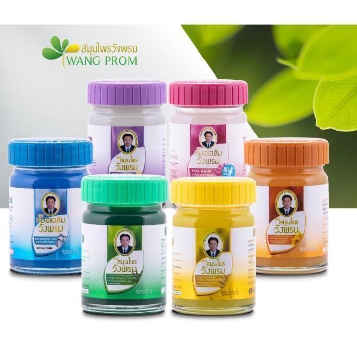 Entdeckungsset Wang Prom (8x50g) - Pack Experte 8 Natürliche Balsame : Komplette Thailändische Massage und Wohlbefinden.
