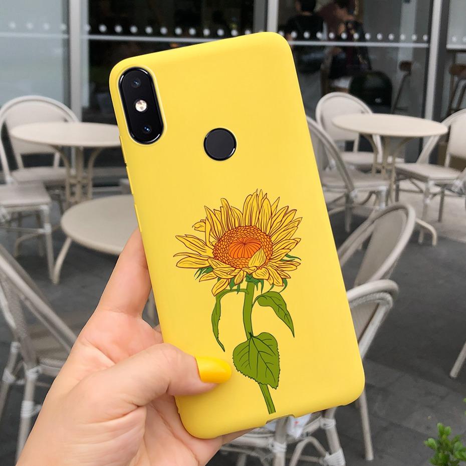For Xiaomi Mi 8 SE Case Fashion Girl Flower Candy Color Soft Silicone Cover For Xiaomi Mi 8 Lite Phone Cases Mi8 Mi 8 SE Bumper