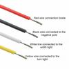 4 In 1 100LED Automobile Truck Trailer Light  Waterproof LED Red + Yellow RV Tail 3D Flowing Signal Lamp Accessories