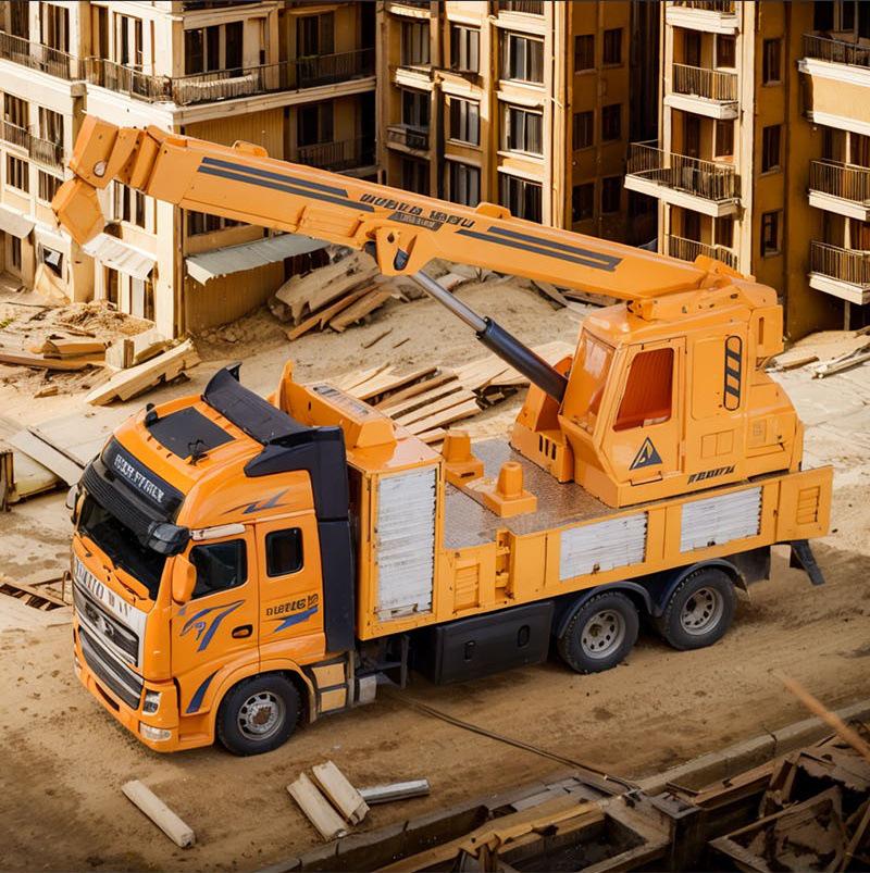 Little King Alloy Toy Pull-Back Excavator - Children's Construction Vehicle Model 