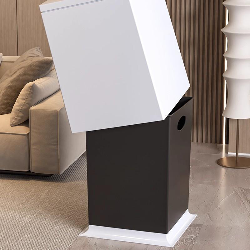 Luxury Waste Bins Modern Living Room Large Trash Can Double Layer Design Garbage Can Indoor Household Items Waste Bins with Lid