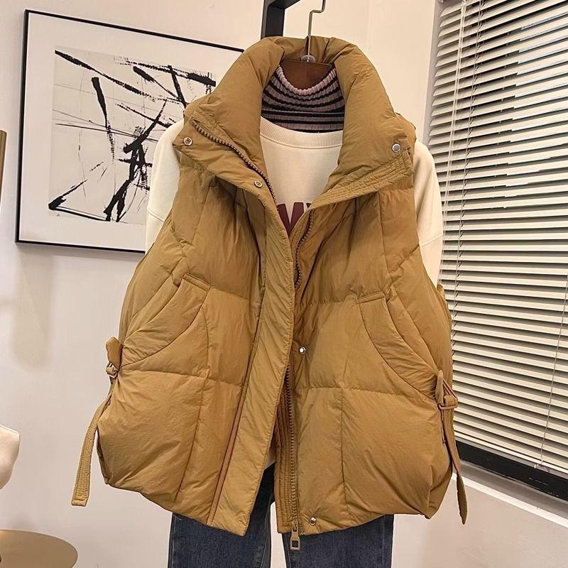 Autumn and Winter Down Vest Women's Fashion Ladies Down Jacket Vest Jacket Trend