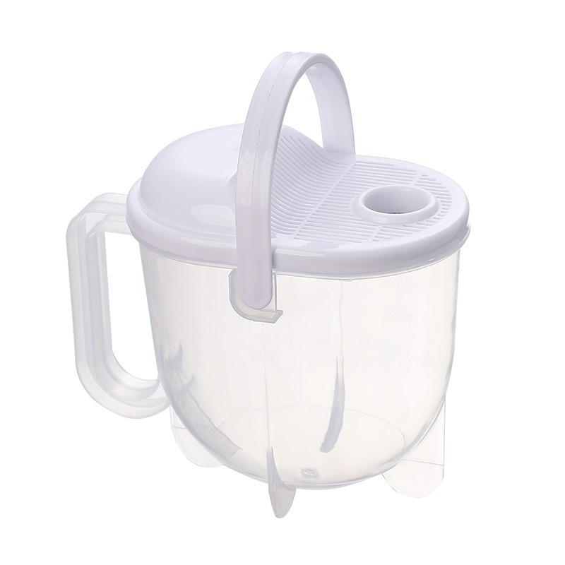 1PCS Automatic  Rice Washer Machine Fast Grain Cleaner Strainer  Colander Basket Kitchen Tool For Effortless Rice Washing Filter