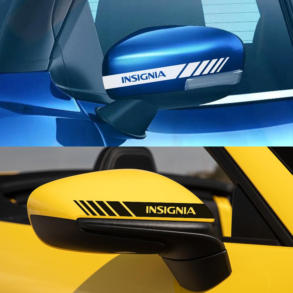 For Opel rq181 Astra Adam OPC Meriva Combo Tigra Corsa Insignia Grandland Mokka Vertra Vivaro Zafira Car Rearview Mirror Cover Sticker