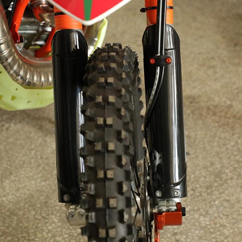 Front Fork Protector Shock Absorbers Guard Wrap Cover Fork Skin For CX125 Motorcycle Motocross Plastic Cover