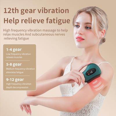Portable Face Slimming Massage Tool Smart Mini Electric Gua Sha Board Painless Scraping Hot Compress Massager