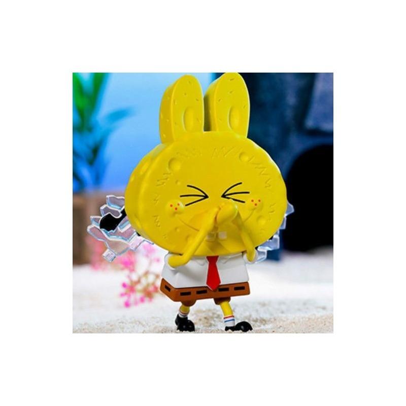 Authentic Popmart Labubu Spongebob Series Collectible Blind Box Trendy Toy