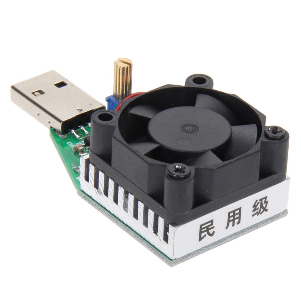 USB 15W Electronic Test Load Resistor 3.7-13V Voltage Battery Discharge Capacity Tester Test Instrument Accessories