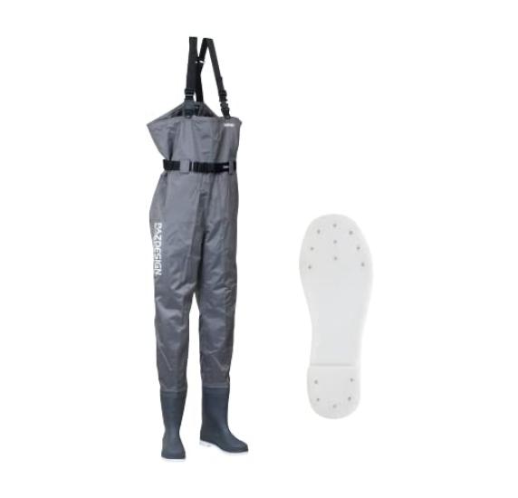 

Pazdesign ПВХ Забродные сапоги до груди II FS Угольный XL PPW-454