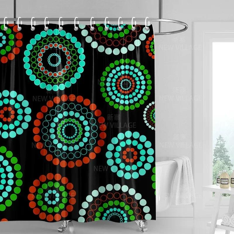 Dekoracja domu zasłony prysznicowe łazienka wodoodporna zasłona materiał Pokój dzienny Nowoczesny Nordycki Nowoczesny prosty wzór geometryczny