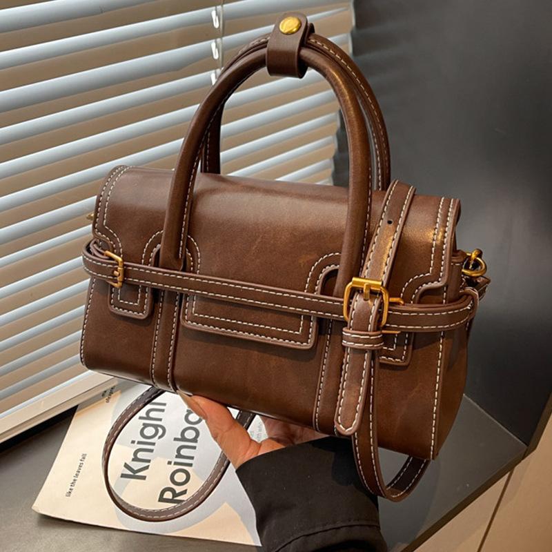 High-end Retro Handbag, Single-shoulder Bag, Fashionable Commuting Crossbody Bag