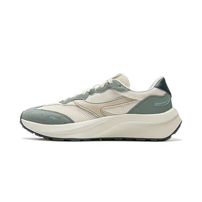 Li Ning Zheng Rong M500 Vielseitige Retro Dicke Sohle Modetrend Stoßdämpfung Rutschfest Abriebfest Unterstützung Low-Top Freizeitschuhe AGCV069-3
