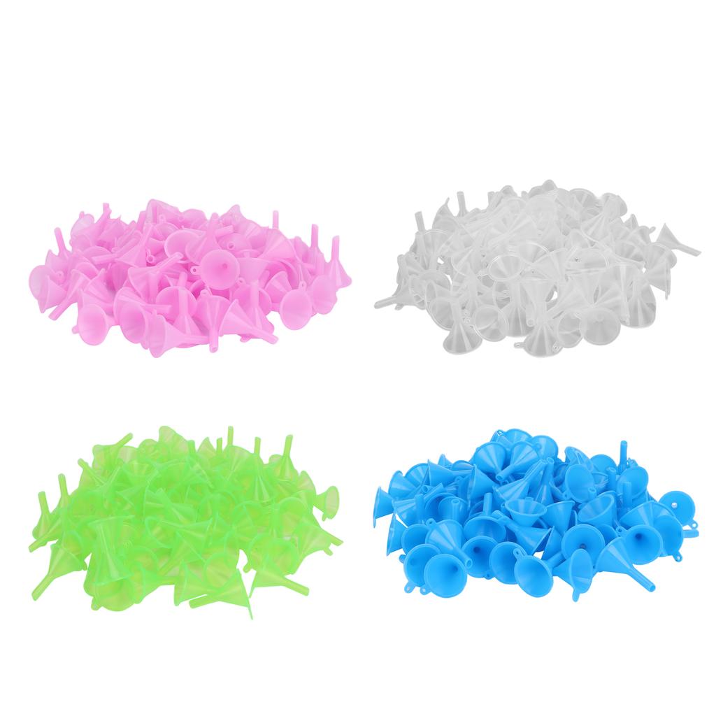 100Pcs  Separatory Funnel Plastic Perfume Separatory Funnel for Toners and Cosmetics