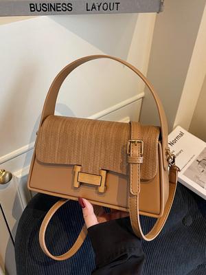 Die diesjährige stilvolle und vielseitige Melaard Tote Umhängetasche – eine neue Retro kleine quadratische Schultertasche für Damen.