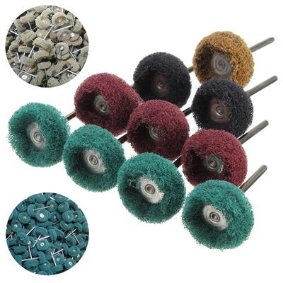 5–50 Stück Mini-Bohrer, Nylon-Schleifbürste, Draht-Polierscheibe, Dremel-Drehhandwerkzeug-Zubehör-Set, Rostlöser