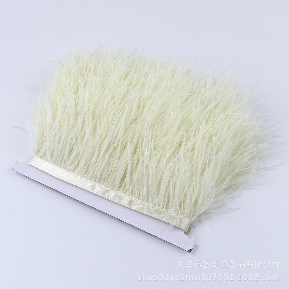 8-10Cm Ostrich Hair Cloth Edge Various Colors Optional Feather Lace Clothing Earrings Diy Decoration
