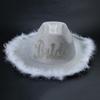 Bride Hat Bride Cowgirl Hat Bridal Party Bachelorette Party Hat Bride Cowboy Hat