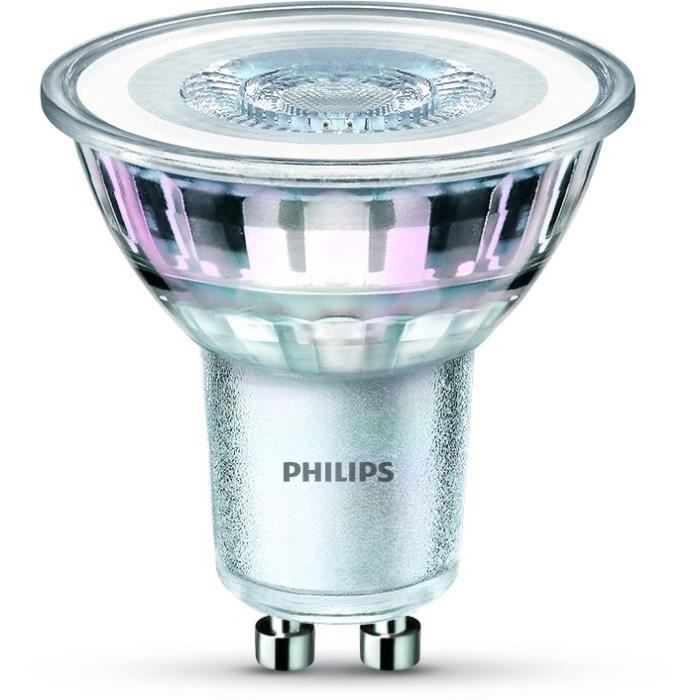 PHILIPS LED Classic 50W Spot Blanc Non Dimmable Lot De 2